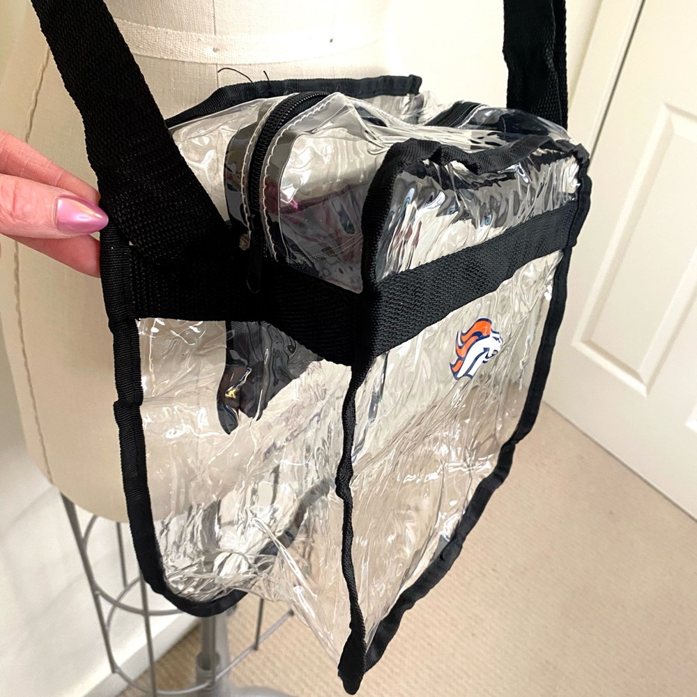 Denver Broncos Clear Stadium Bag Broncos Football Shoulder Concert Bag Gameday - Picture 3 of 8